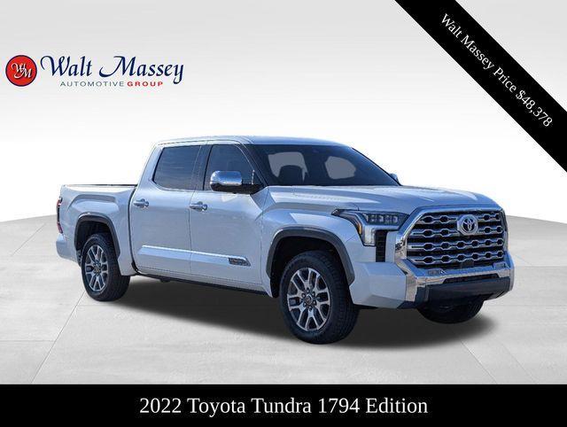 used 2022 Toyota Tundra car, priced at $48,378