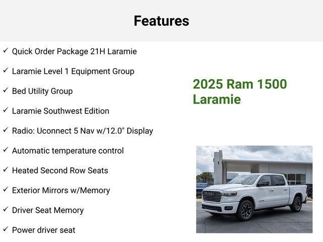 new 2025 Ram 1500 car, priced at $58,633