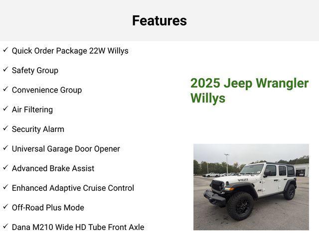 new 2025 Jeep Wrangler car, priced at $49,337