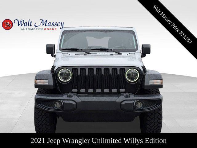 used 2021 Jeep Wrangler Unlimited car, priced at $29,357