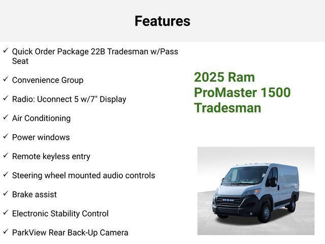 new 2025 Ram ProMaster 1500 car, priced at $40,813