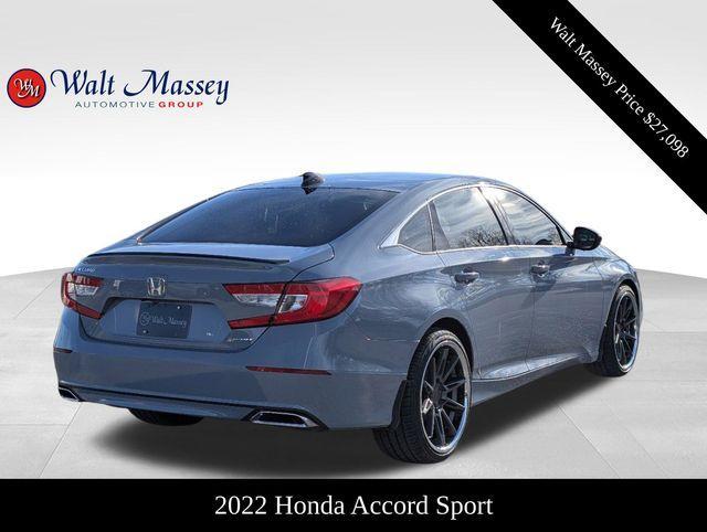 used 2022 Honda Accord car, priced at $27,098