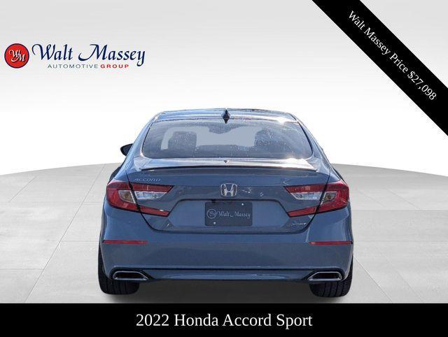 used 2022 Honda Accord car, priced at $27,098