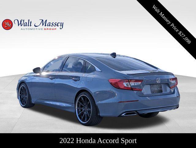 used 2022 Honda Accord car, priced at $27,098