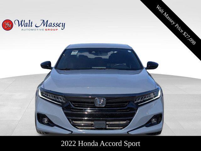 used 2022 Honda Accord car, priced at $27,098