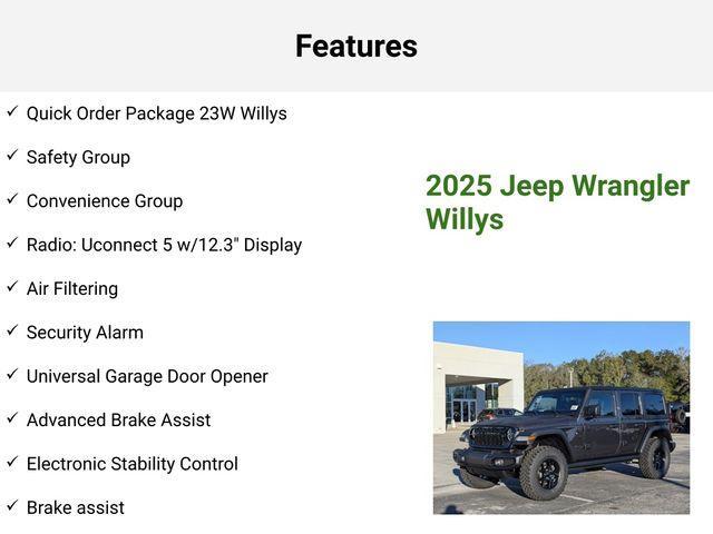 new 2025 Jeep Wrangler car, priced at $47,690