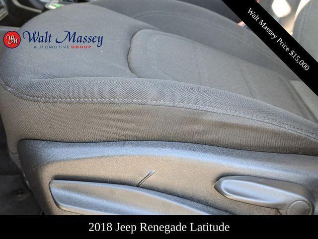 used 2018 Jeep Renegade car, priced at $15,000