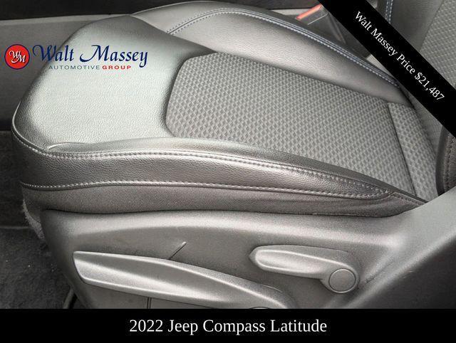 used 2022 Jeep Compass car, priced at $21,487