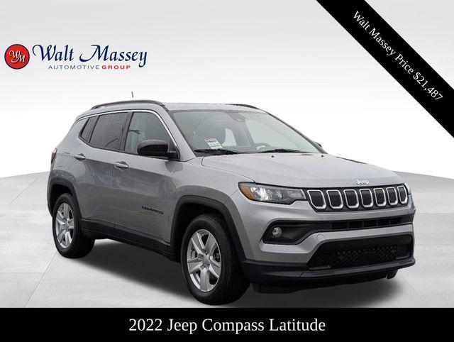 used 2022 Jeep Compass car, priced at $21,487