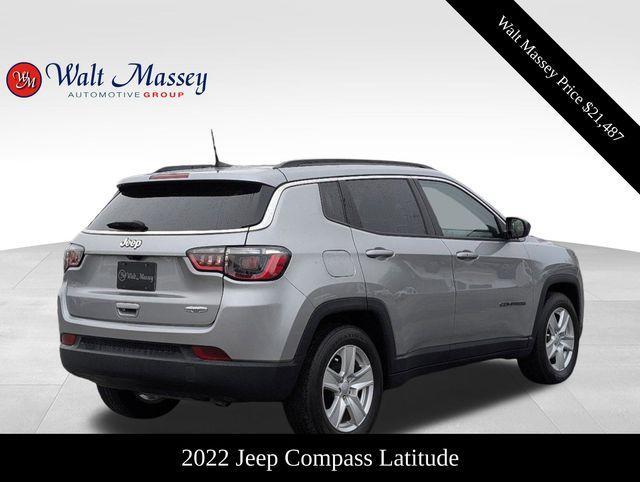 used 2022 Jeep Compass car, priced at $21,487