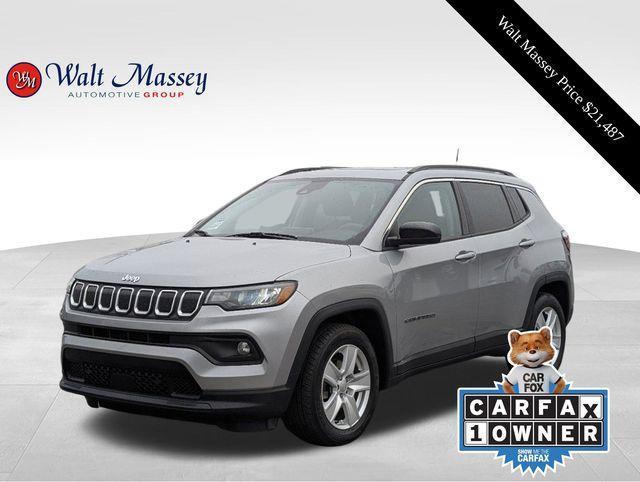 used 2022 Jeep Compass car, priced at $21,487