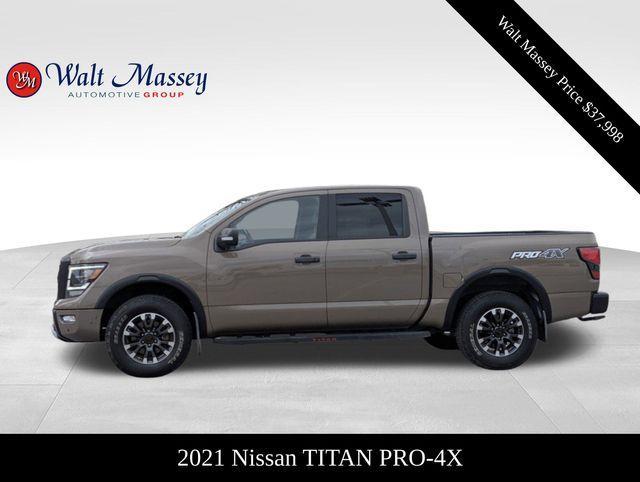 used 2021 Nissan Titan car, priced at $37,998