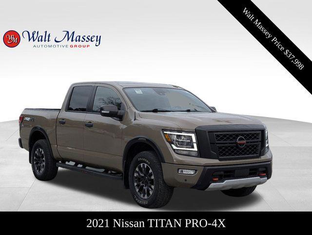 used 2021 Nissan Titan car, priced at $37,998