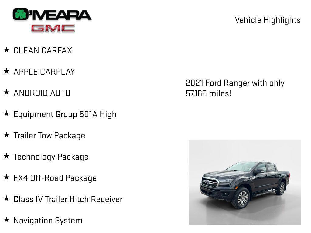 used 2021 Ford Ranger car, priced at $31,661