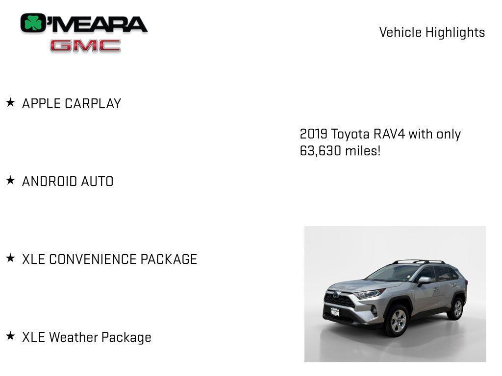 used 2019 Toyota RAV4 Hybrid car, priced at $25,152