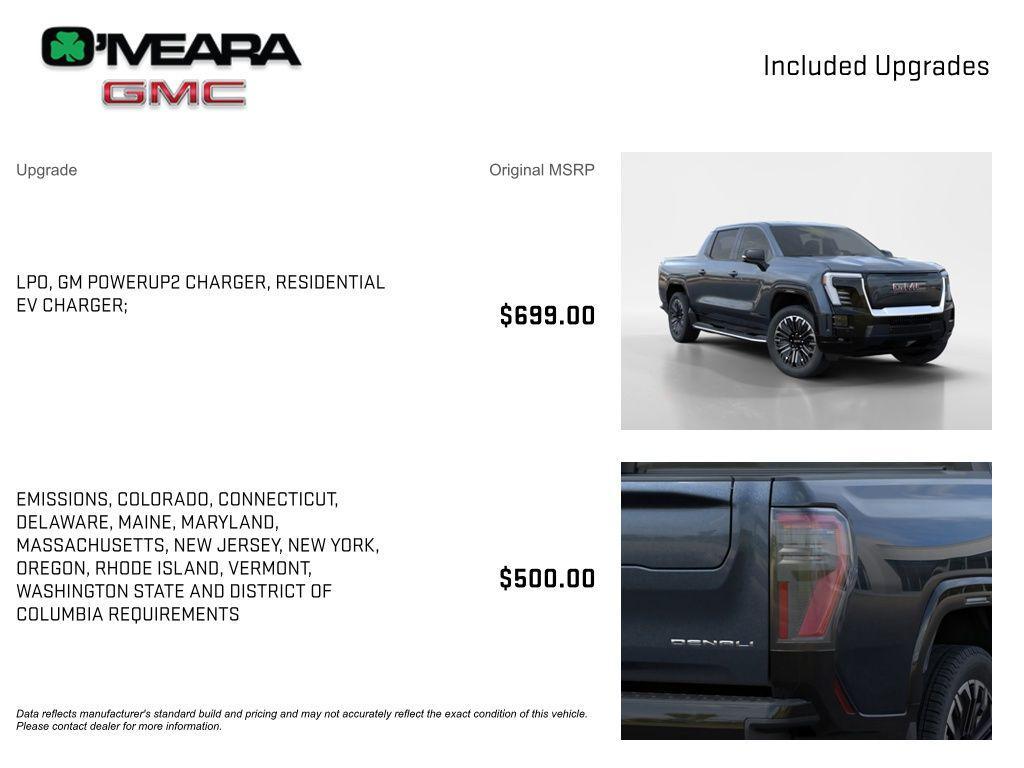 new 2026 GMC Sierra EV car, priced at $81,454