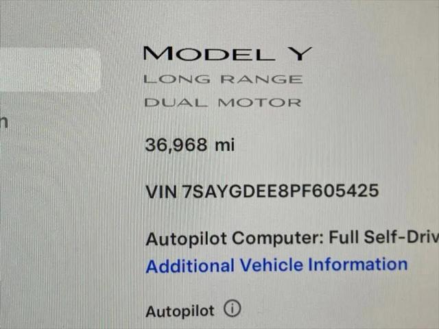 used 2023 Tesla Model Y car, priced at $30,387