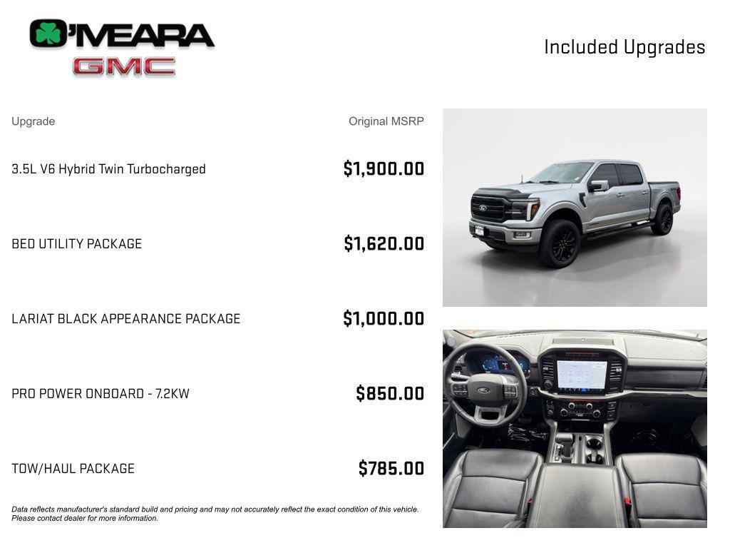 used 2024 Ford F-150 car, priced at $53,549