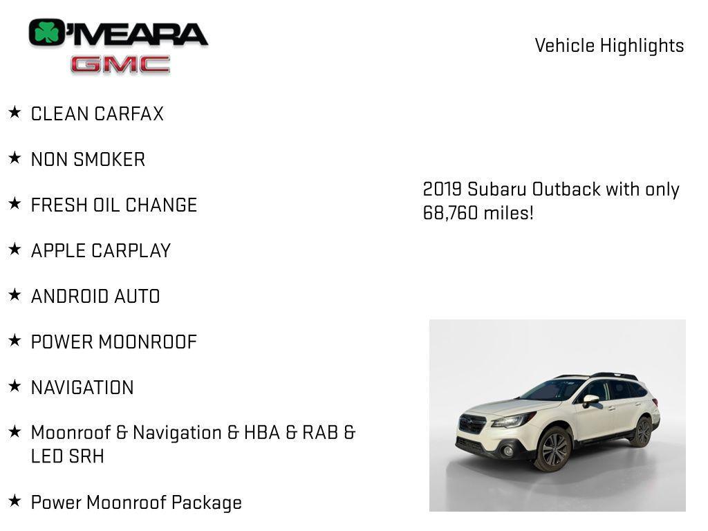 used 2019 Subaru Outback car, priced at $18,475