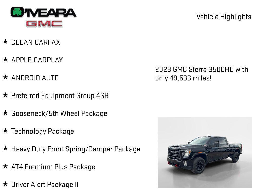 used 2023 GMC Sierra 3500 car, priced at $64,288