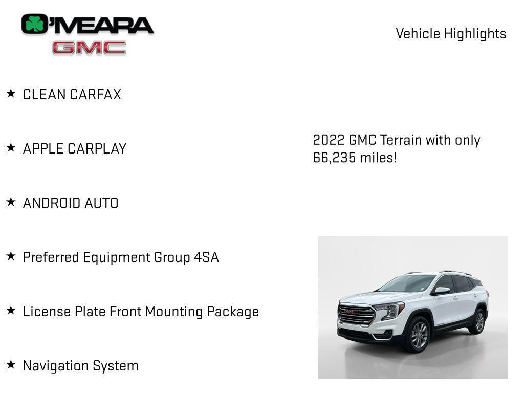 used 2022 GMC Terrain car, priced at $21,180