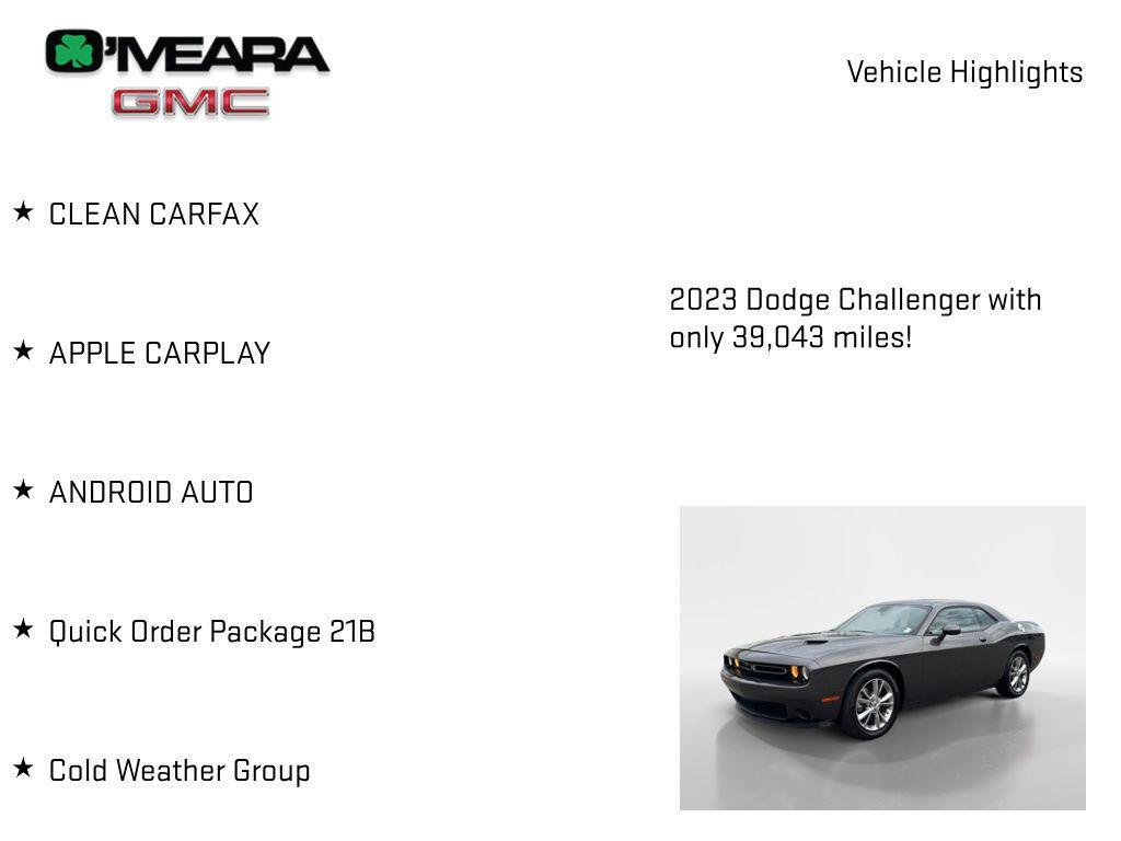 used 2023 Dodge Challenger car, priced at $28,495