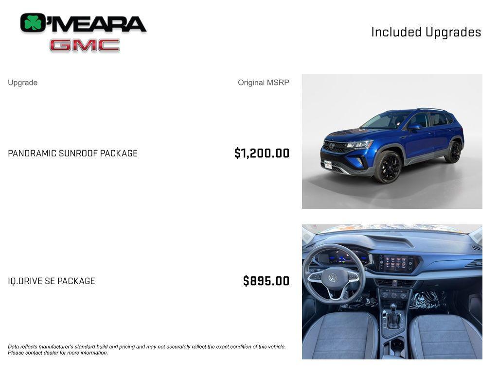 used 2022 Volkswagen Taos car, priced at $19,588