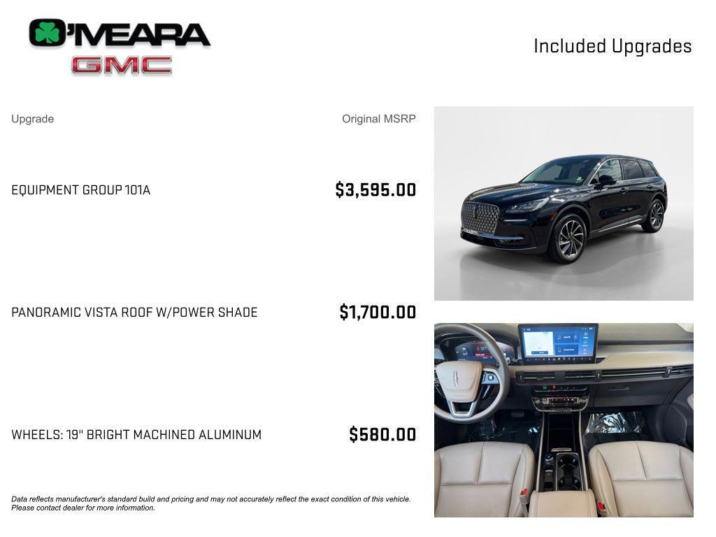 used 2023 Lincoln Corsair car, priced at $33,584