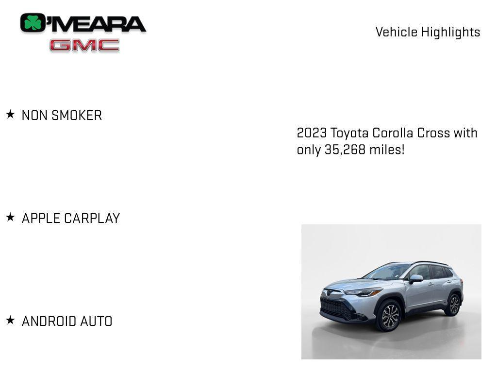 used 2023 Toyota Corolla Hybrid car, priced at $26,990