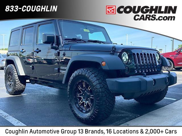 used 2017 Jeep Wrangler Unlimited car, priced at $19,000