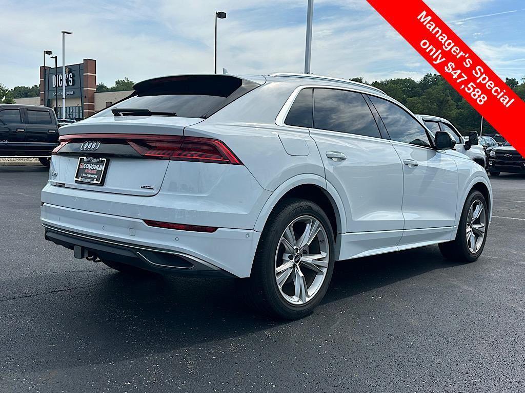 used 2023 Audi Q8 car, priced at $47,588