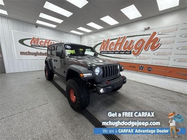 used 2020 Jeep Wrangler Unlimited car, priced at $34,979