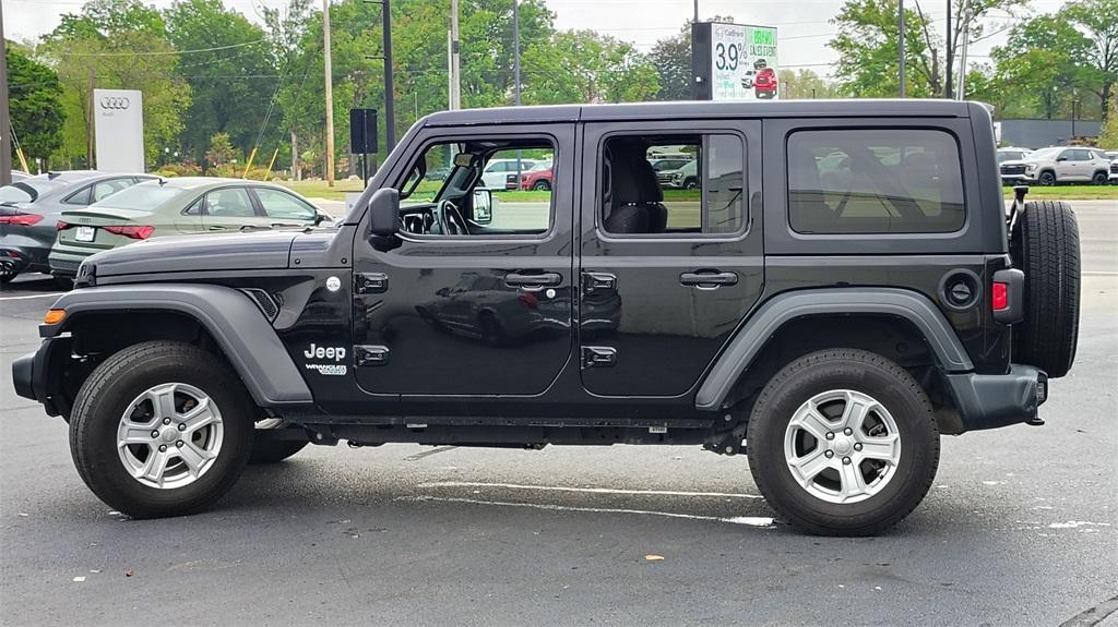 used 2020 Jeep Wrangler Unlimited car, priced at $23,500