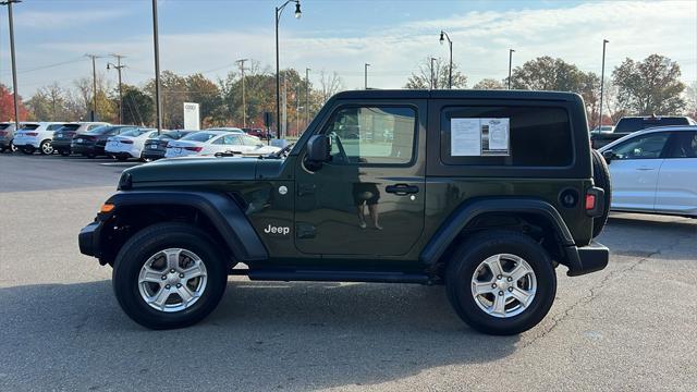 used 2021 Jeep Wrangler car, priced at $26,500