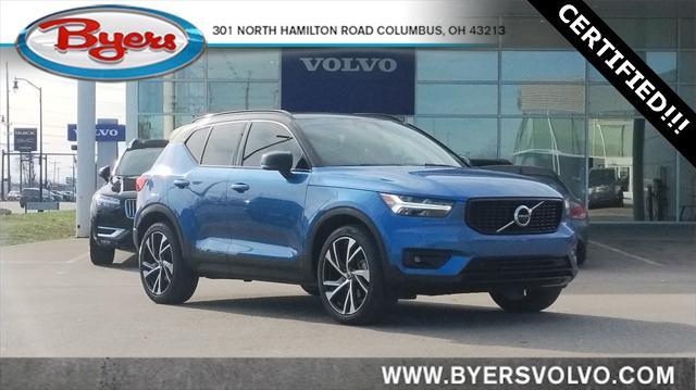 used 2021 Volvo XC40 car, priced at $27,500