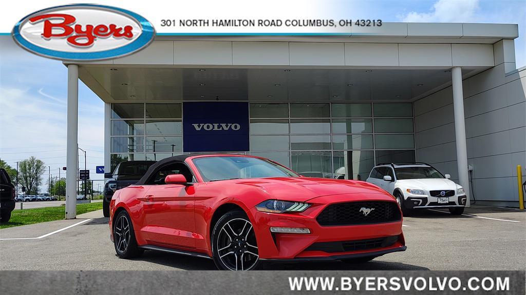 used 2022 Ford Mustang car, priced at $19,500