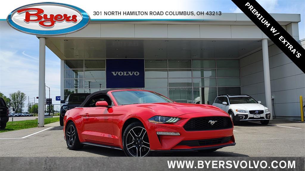 used 2022 Ford Mustang car, priced at $18,500