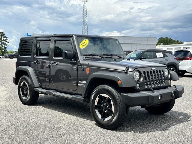used 2017 Jeep Wrangler Unlimited car, priced at $20,201