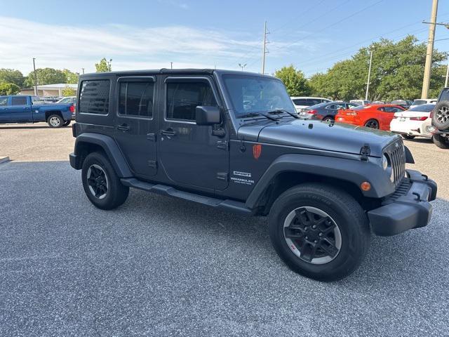 used 2017 Jeep Wrangler Unlimited car, priced at $20,594