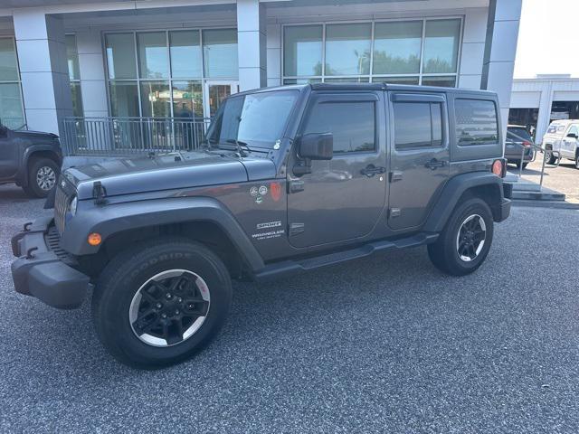 used 2017 Jeep Wrangler Unlimited car, priced at $20,594