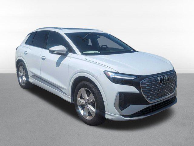 new 2024 Audi Q4 e-tron car, priced at $52,866