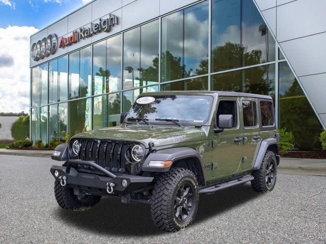 used 2020 Jeep Wrangler Unlimited car, priced at $29,295