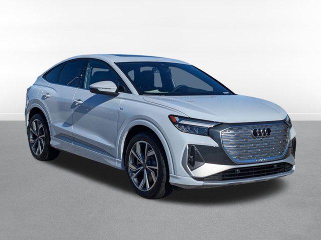 new 2025 Audi Q4 e-tron Sportback car, priced at $63,615