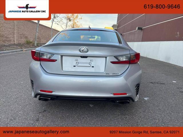 used 2015 Lexus RC 350 car, priced at $16,999