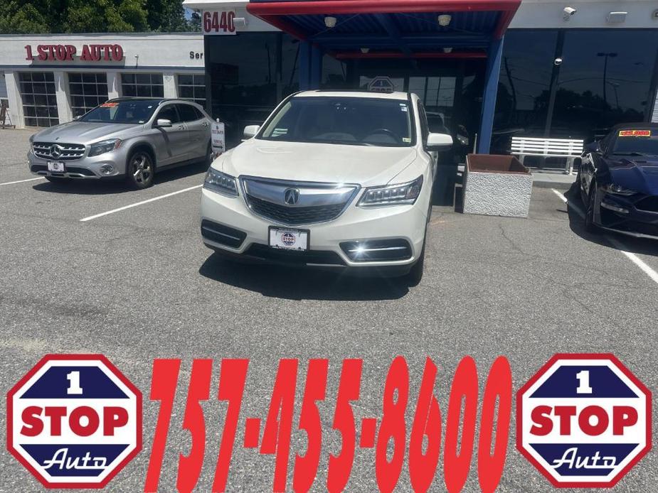 used 2016 Acura MDX car, priced at $19,000