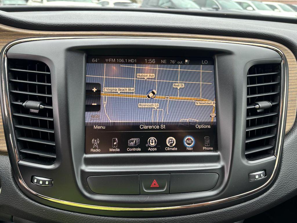used 2016 Chrysler 200 car, priced at $12,000