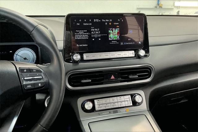 used 2023 Hyundai Kona EV car, priced at $27,491