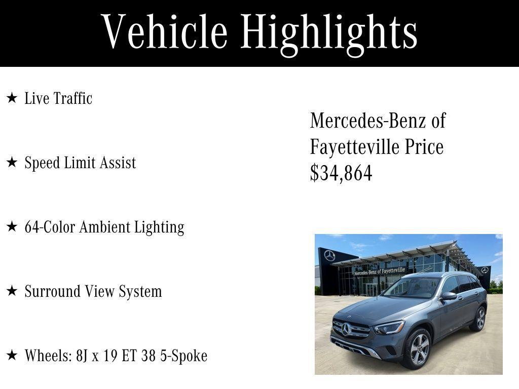 used 2022 Mercedes-Benz GLC 300 car, priced at $34,864