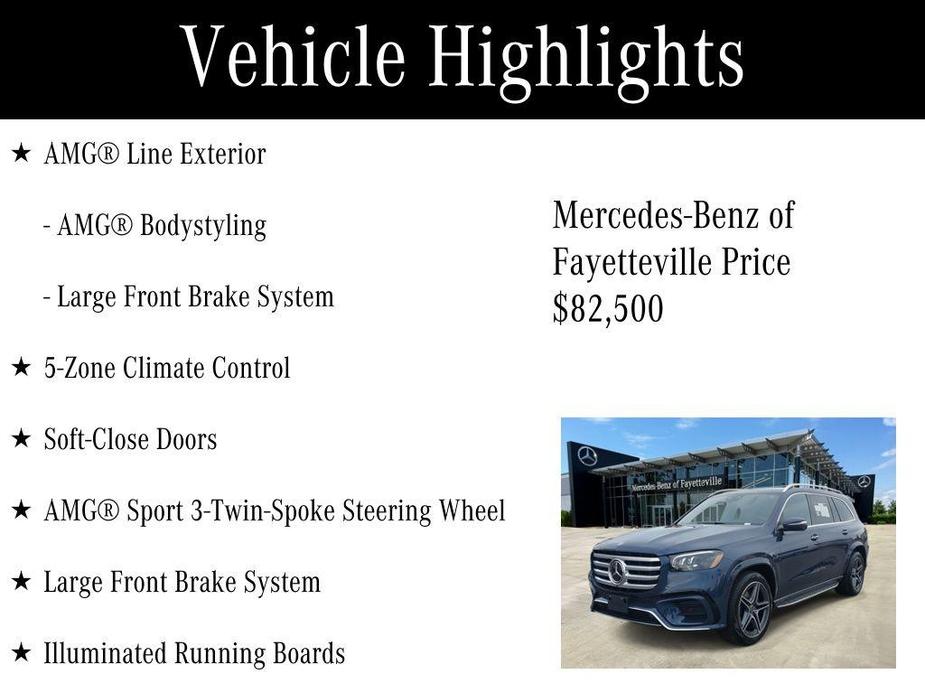 used 2024 Mercedes-Benz GLS 450 car, priced at $82,500