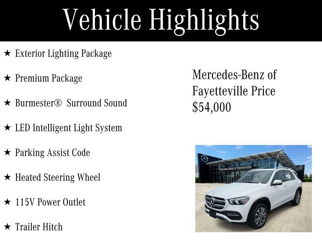 used 2023 Mercedes-Benz GLE 350 car, priced at $54,000